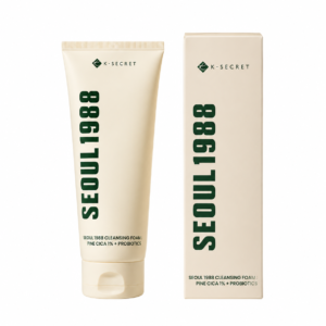 K-SECRET SEOUL 1988 Cleansing Foam
Pine Cica 1% + Probiotics
150 ml / 5.07 fl. oz.